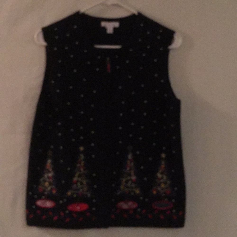 Charter Club holiday vest